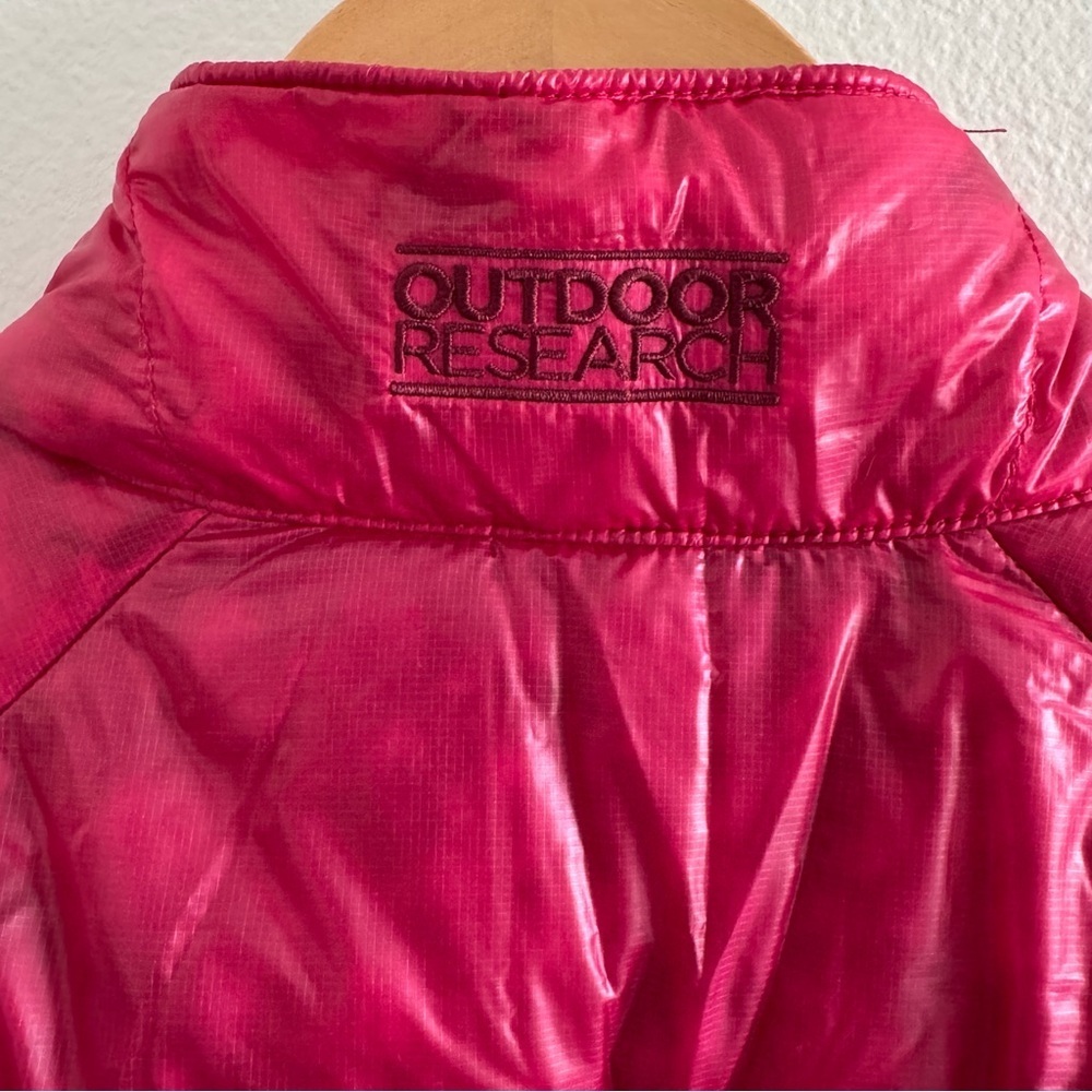 Outdoor Research Pink Pertex Quantum GL Quilted Puffer Down Jacket Large - Picture 9 of 10